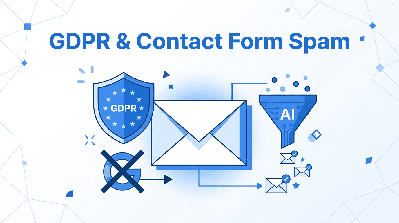 GDPR-Friendly Contact Form Spam Filtering Without reCAPTCHA