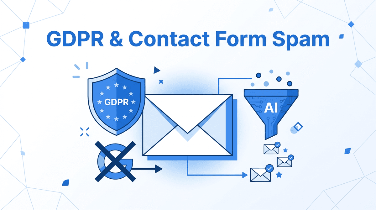 GDPR-Friendly Contact Form Spam Filtering Without reCAPTCHA